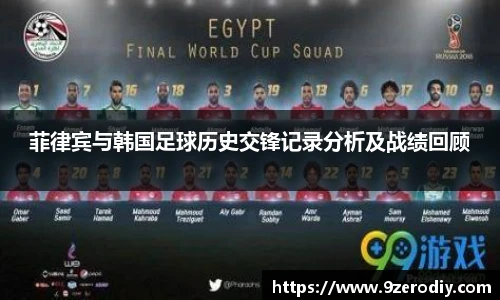 菲律宾与韩国足球历史交锋记录分析及战绩回顾